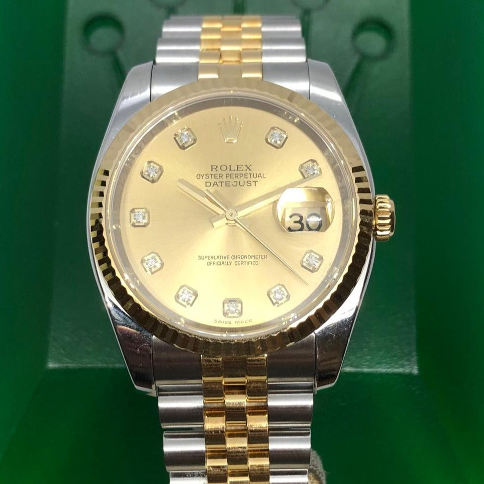 Rolex Datejust 36 mm Acciaio e Oro